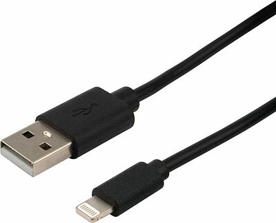 REXANT 18-1122 Кабель USB-A – Lightning, 1А, 1м, ПВХ, черный REXANT