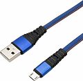 REXANT 18-1163 Кабель USB-A – micro USB, 2А, 1м, в джинсовой тканевой оплетке, плоский REXANT