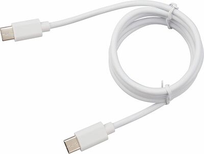 REXANT 18-1831 Кабель Type-C - Type-C, 3А, 60Вт, 1м, ПВХ, белый, Power Delivery REXANT
