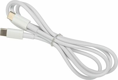 REXANT 18-1832 Кабель Type-C - Type-C, 3А, 100Вт, 1м, ПВХ, белый, Power Delivery REXANT