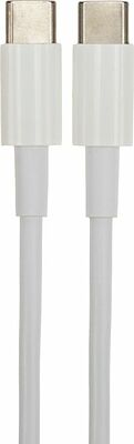 REXANT 18-1832 Кабель Type-C - Type-C, 3А, 100Вт, 1м, ПВХ, белый, Power Delivery REXANT