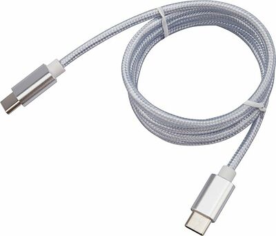 REXANT 18-1835 Кабель Type-C - Type-C, 2,4A, 1м, нейлон, белый REXANT 