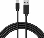 REXANT 18-1881 Кабель USB-A – Type-C, 2А, 1м, ПВХ, черный REXANT