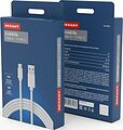REXANT 18-1895 Кабель USB-A – Type-C, 3 А, 1м, ПВХ, белый REXANT