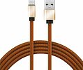 REXANT 18-1897 Кабель USB-A – Type-C, 2,1A, 1м, эко-кожа, коричневый REXANT