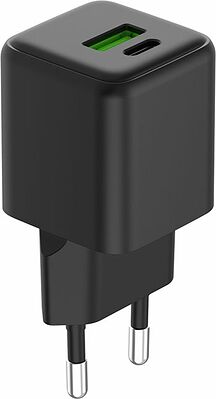 REXANT 18-2203 Сетевое зарядное устройство с двумя портами USB-A и Type-C, 25Вт GaN REXANT