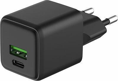REXANT 18-2203 Сетевое зарядное устройство с двумя портами USB-A и Type-C, 25Вт GaN REXANT