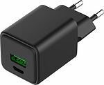 REXANT 18-2204 Сетевое зарядное устройство с двумя портами USB-A и Type-C, 30Вт GaN REXANT