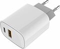 REXANT 18-2207 Сетевое зарядное устройство с двумя портами USB-A + USB-C, 20Вт REXANT