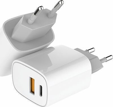 REXANT 18-2207 Сетевое зарядное устройство с двумя портами USB-A + USB-C, 20Вт REXANT