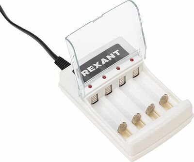 REXANT 18-2209-4 Устройство зарядное PC-05 для Ni-MH аккумуляторов типа АА/ААА REXANT