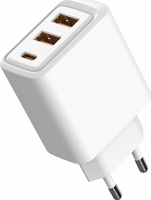 REXANT 18-2213 Сетевое зарядное устройство с двумя портами USB-A и одним портом USB-C, 10Вт REXANT