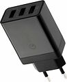 REXANT 18-2215 Сетевое зарядное устройство-переходник REXANT 3xUSB адаптер, 30W черное