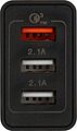 REXANT 18-2215 Сетевое зарядное устройство-переходник REXANT 3xUSB адаптер, 30W черное