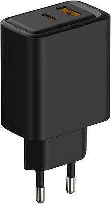 REXANT 18-2219 Сетевое зарядное устройство с портами USB-A и USB-C, 30Вт, черное REXANT