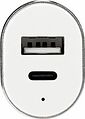REXANT 18-2227 Автозарядка в прикуриватель REXANT АЗУ USB-A+USB-C, 3.1 A белая