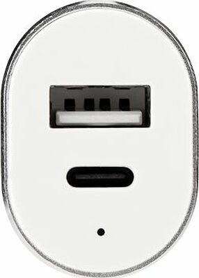 REXANT 18-2227 Автозарядка в прикуриватель REXANT АЗУ USB-A+USB-C, 3.1 A белая