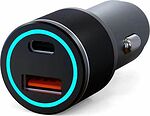 REXANT 18-2230-5 Автомобильное зарядное устройство c двумя портами (USB-C + USB-A) c LED-подсветкой, 48Вт REXANT