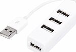 REXANT 18-4103-1 Разветвитель USB на 4 порта белый REXANT