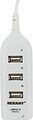 REXANT 18-4105-1 Разветвитель USB 2.0 на 4 порта белый REXANT
