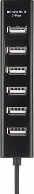 REXANT 18-4107 Разветвитель USB на 7 портов черный REXANT