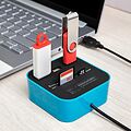 REXANT 18-4121 Разветвитель USB на 3 порта+картридер (все в одном) черный REXANT