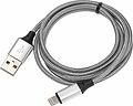 REXANT 18-4245 Кабель USB-A – Lightning, 2,4А, 1м, нейлон, серый REXANT