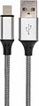 REXANT 18-4245 Кабель USB-A – Lightning, 2,4А, 1м, нейлон, серый REXANT
