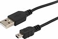REXANT 18-4402 Кабель USB-A – mini USB, 1А, 1м, ПВХ, черный REXANT