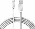 REXANT 18-7051 Кабель USB-A – Lightning, 2,4А, 1м, в серебристой нейлоновой оплетке REXANT