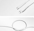 REXANT 18-7067 Кабель USB-A – Type-C, 5А, 100Вт, 1м, в белой нейлоновой оплетке REXANT
