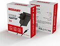 REXANT 200-005-5 Блок питания (сетевой адаптер) AC 110-250В/DC 5В, 1А, 5Вт с DC разъемом подключения 5,5х2,1 (IP43)