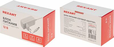 REXANT 200-024-6 Блок питания (сетевой адаптер) AC 110-250В/DC 12В, 2А, 24Вт с DC разъемом подключения 5,5x2,1, белый корпус (IP43) 