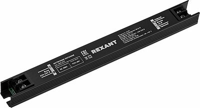 REXANT 200-1035 Источник питания (драйвер) 24В, 24Вт с разъемами под винт, ультратонкий IP20 REXANT