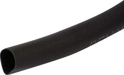 REXANT 29-0026 Трубка термоусаживаемая ТУТ нг 5,0/2,5мм, черная, ролик 2,44м REXANT
