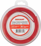 REXANT 29-0044 Трубка термоусаживаемая ТУТ нг 8,0/4,0мм, красная, ролик 2,44м REXANT