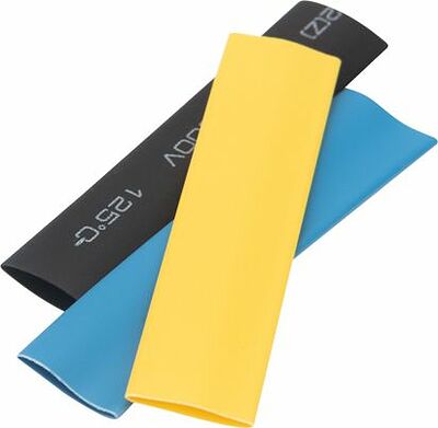 REXANT 29-0133 Набор №3 термоусаживаемых трубок ТУТ нг (2:1), 4 цвета, 288 шт., REXANT
