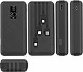 REXANT 30-2039 Портативное зарядное устройство Power Bank (аккумуляторная батарея) 20000 mAh, черное REXANT REXANT 30-2039 Портативное зарядное устройство Power Bank (аккумуляторная батарея) 20000 mAh, черное REXANT