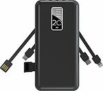 REXANT 30-2039 Портативное зарядное устройство Power Bank (аккумуляторная батарея) 20000 mAh, черное REXANT