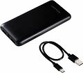 REXANT 30-2051 Портативное зарядное устройство Power Bank (аккумуляторная батарея) 10000 mAh с Quick Charge и Power Delivery, черное REXANT