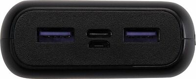 REXANT 30-2052 Портативное зарядное устройство Power Bank (аккумуляторная батарея) 20000 mAh с Quick Charge и Power Delivery, черное REXANT