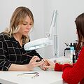 REXANT 31-0011 Лупа на струбцине круглая 5D с подсветкой, ø127мм, белая REXANT 