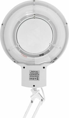 REXANT 31-0011 Лупа на струбцине круглая 5D с подсветкой, ø127мм, белая REXANT 