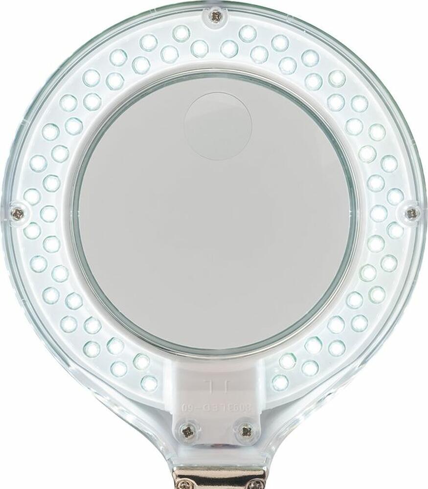 REXANT 31-0243 Лупа настольная 3D+12D с подсветкой 40 SMD LED, ø100мм, белая REXANT