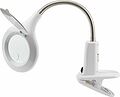 REXANT 31-0244 Лупа настольная 3D+12D с подсветкой 40 LED, прищепка, ø100мм, белая REXANT