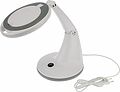 REXANT 31-0245 Лупа настольная 3D с подсветкой 30 SMD LED, ø100мм, белая REXANT