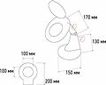 REXANT 31-0245 Лупа настольная 3D с подсветкой 30 SMD LED, ø100мм, белая REXANT