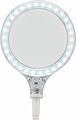 REXANT 31-0247 Лупа настольная 3D с подсветкой 30 SMD LED, подставка+прищепка, ø95мм, белая REXANT