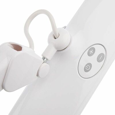 REXANT 31-0401 Лампа настольная бестеневая, струбцина, ECO light, 84 SMD LED, сенсорный диммер, белая REXANT