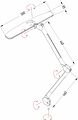 REXANT 31-0401 Лампа настольная бестеневая, струбцина, ECO light, 84 SMD LED, сенсорный диммер, белая REXANT